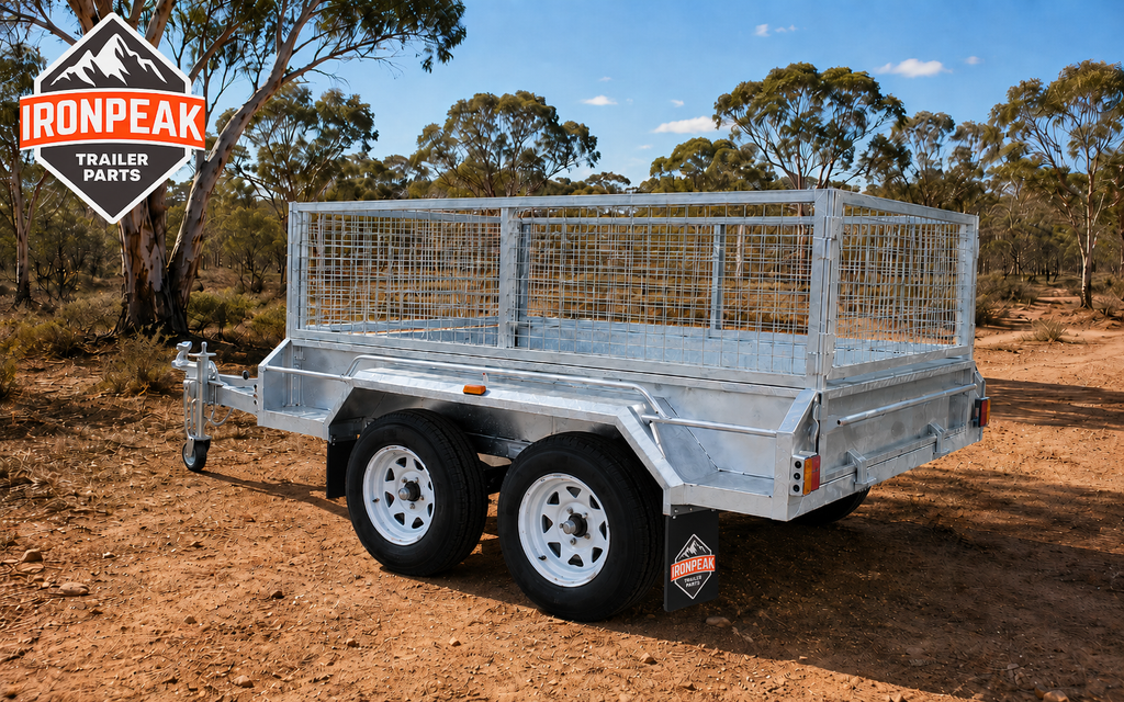 IronPeak 8 x 5 Heavy Duty Fully Welded Hot-Dip Galvanised Tandem Axle Trailers ATM 2000KG