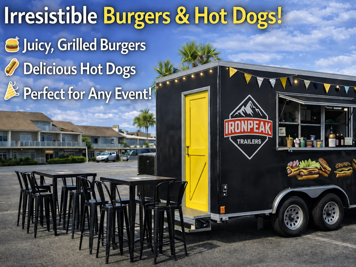 IronPeak Hamburger & Hot Dog Food Trailer