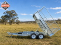 IronPeak 10x5 Hydraulic Tipper Hot-Dip Galvanised Tandem Axle Trailer
