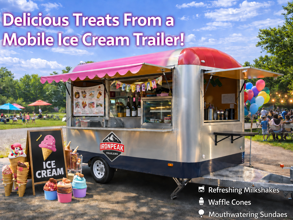 IronPeak Ice Cream & Dessert Food Trailer