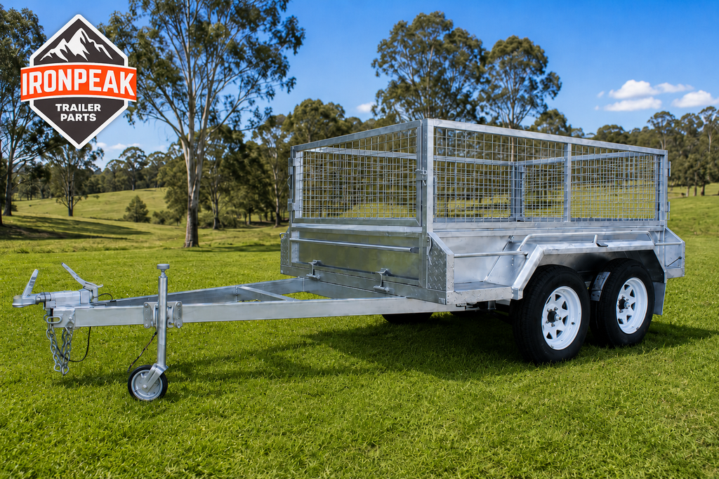 IronPeak 8 x 5 Heavy Duty Fully Welded Hot-Dip Galvanised Tandem Axle Trailers ATM 3200KG