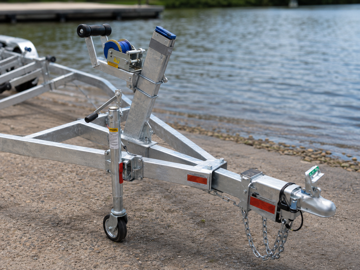 IronPeak 6.0M Tandem Axle Alloy Hull Boat Trailers
