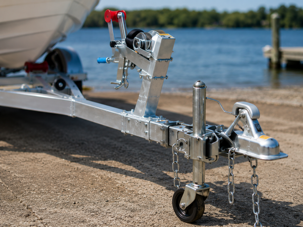 IronPeak 4.9M Fiberglass Hull Boat Trailer