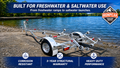 IronPeak 4.9M Fiberglass Hull Boat Trailer