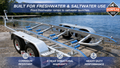 IronPeak 6.0M Tandem Axle Alloy Hull Boat Trailers